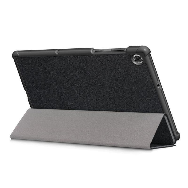 Állítható PU bőr táblagép tok Lenovo Tab M10 HD 2nd Gen X306F/X - fekete