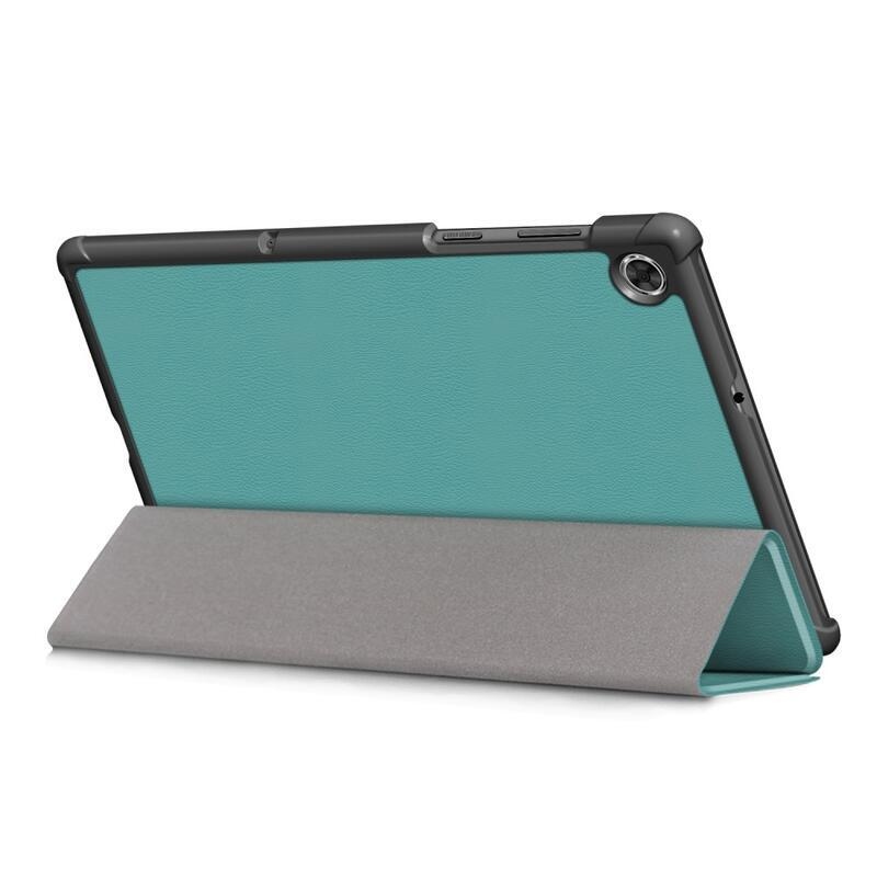 Állítható PU bőr táblagép tok Lenovo Tab M10 HD 2nd Gen X306F/X - zöld