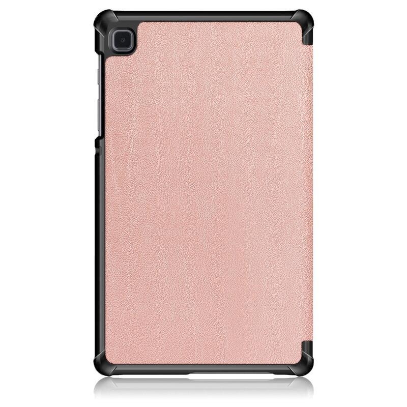 Állítható PU bőr táblagép tok Samsung Galaxy Tab A7 Lite T220/T225 8.7 - rózsa arany