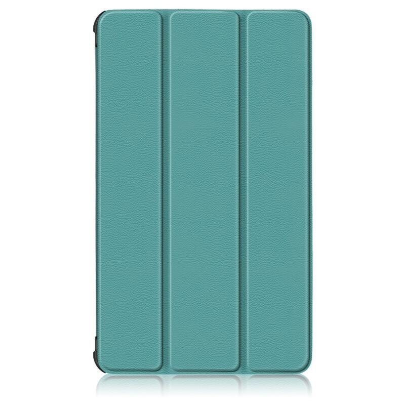 Állítható PU bőr táblagép tok Samsung Galaxy Tab A7 Lite T220/T225 8.7 - zöld