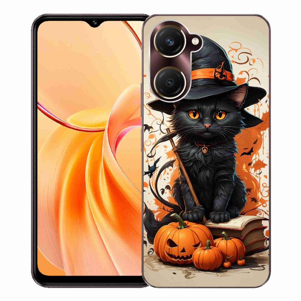 Zselés borítás mmCase a Vivo Y28s 5G-hez - cat wizard