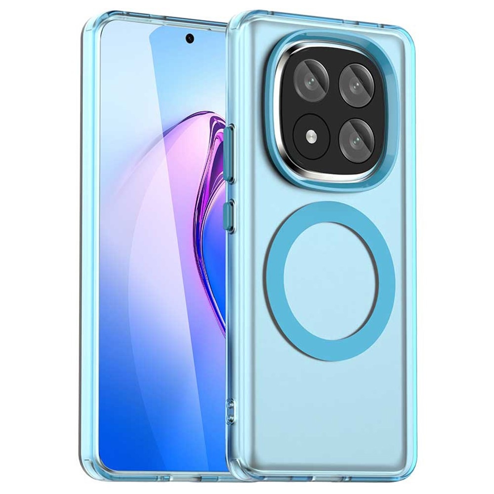 Candy zselés tok MagSafe-val Xiaomi Redmi Note 14 Pro+ 5G - kék