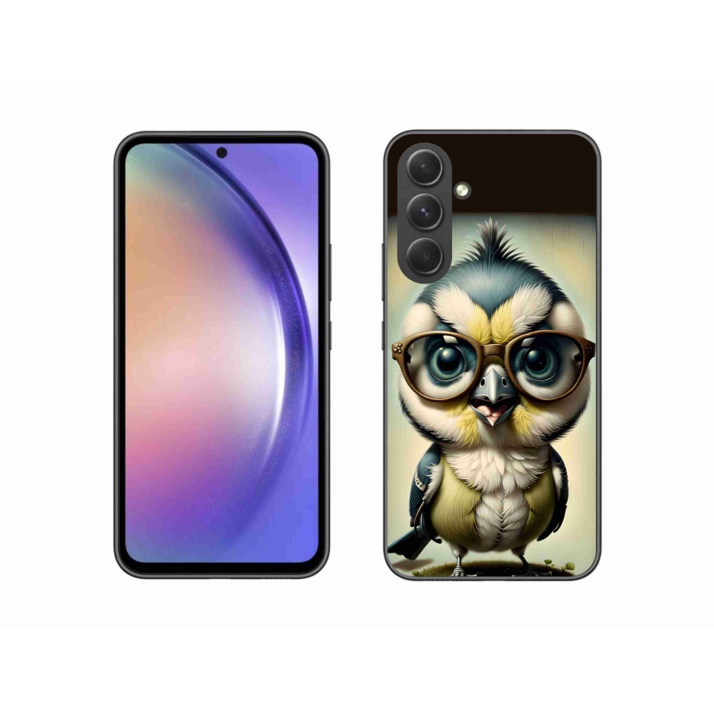Zselés borítás mmCase Samsung Galaxy A54 5G - kölyök szemüveggel