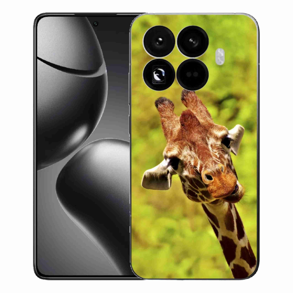Gél borítás mmCase a Xiaomi 15T Pro számára - zsiráf
