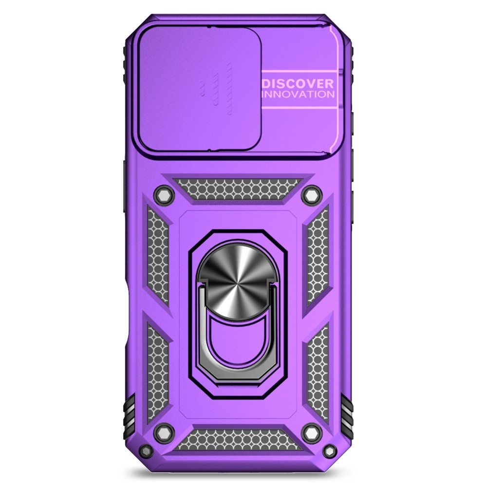 Tartós csúszásbiztos borítás iPhone 16 Pro készülékhez - lila