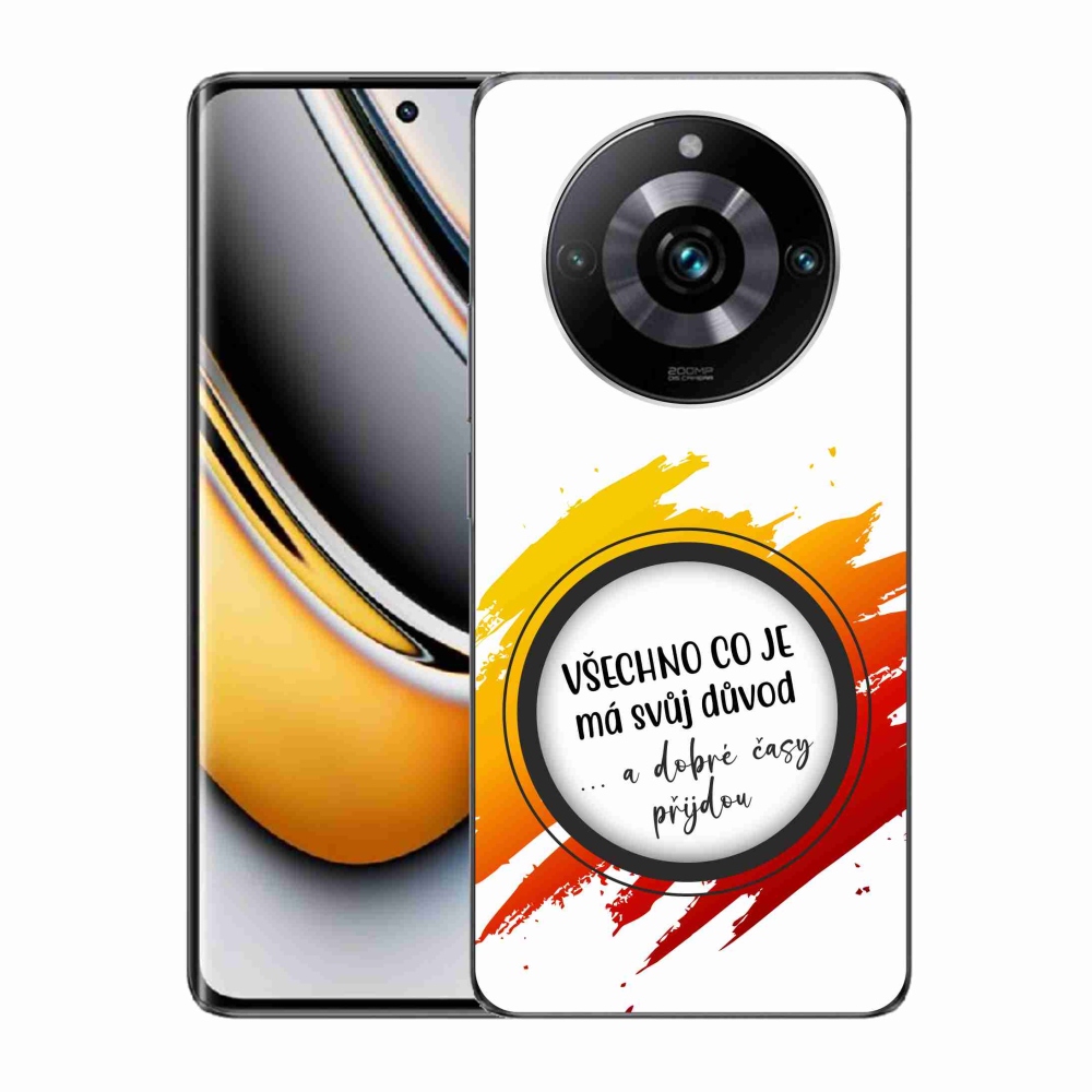 Gél borítás mmCase a Realme 11 Pro/11 Pro+ készülékre - idézet 3 fehér háttér