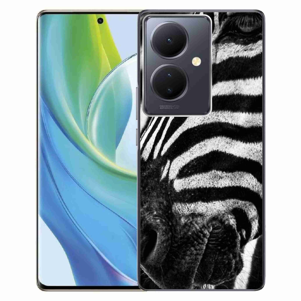 Zselés borítás mmCase a Vivo V29 Lite 5G készülékhez - zebra