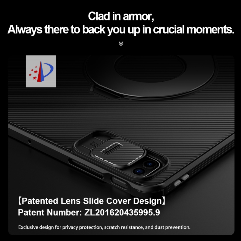 Nillkin CamShield Pad hátlap iPad Pro 13 2024 fekete