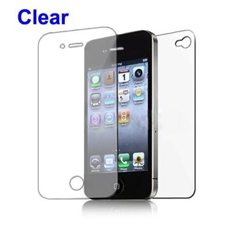 Elülső és hátsó fólia iPhone 4 és iPhone 4s készülékhez