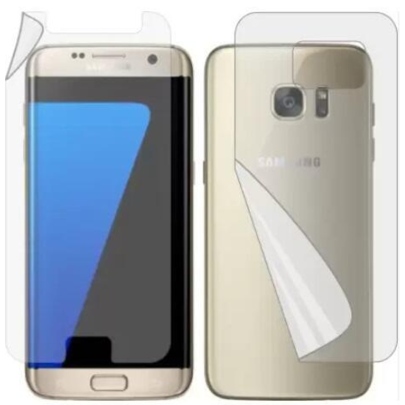 Elülső és hátsó védőfólia Samsung Galaxy S7 Edge készülékhez