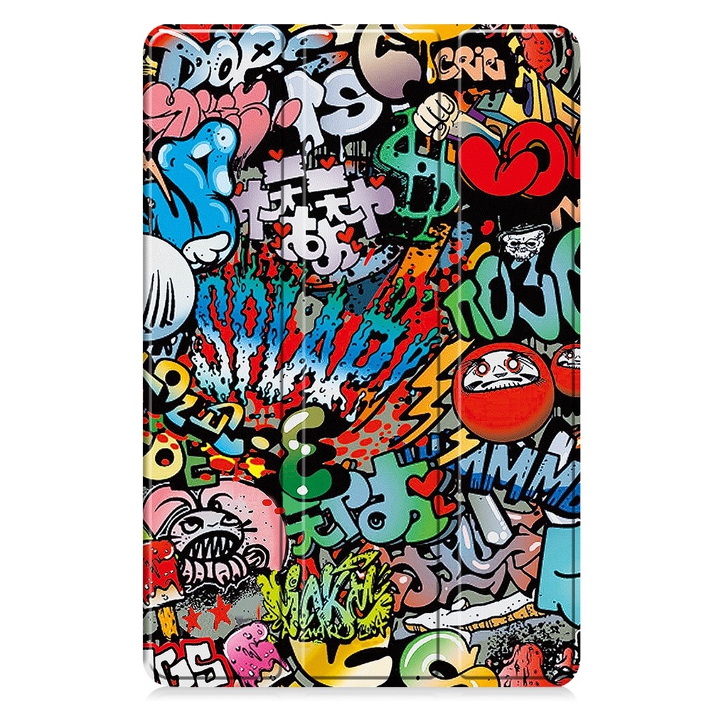 Nyomtatás intelligens záró tok a Xiaomi Redmi Pad 2 Pro számára - graffiti