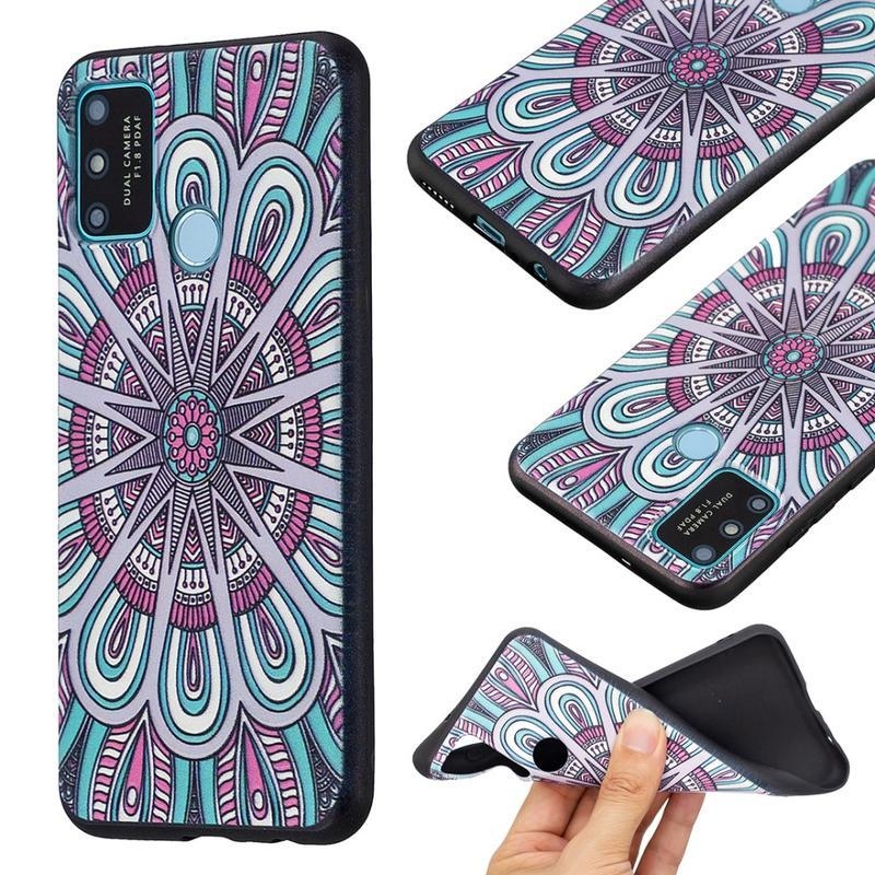 Gél tok nyomtatás Honor 9A - mandala