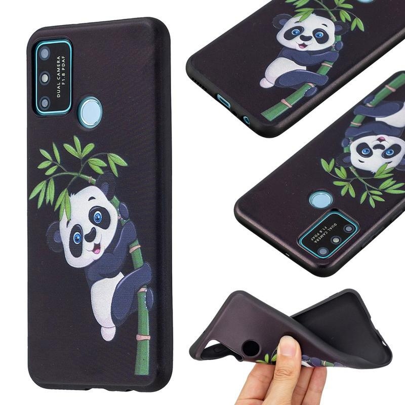 Gél tok nyomtatás a Honor 9A-hoz - panda