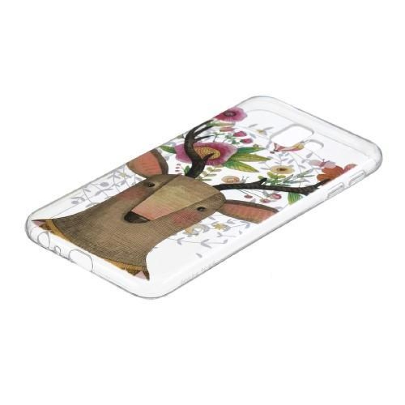 Gél tok nyomtatás Samsung Galaxy J6+ - szarvas