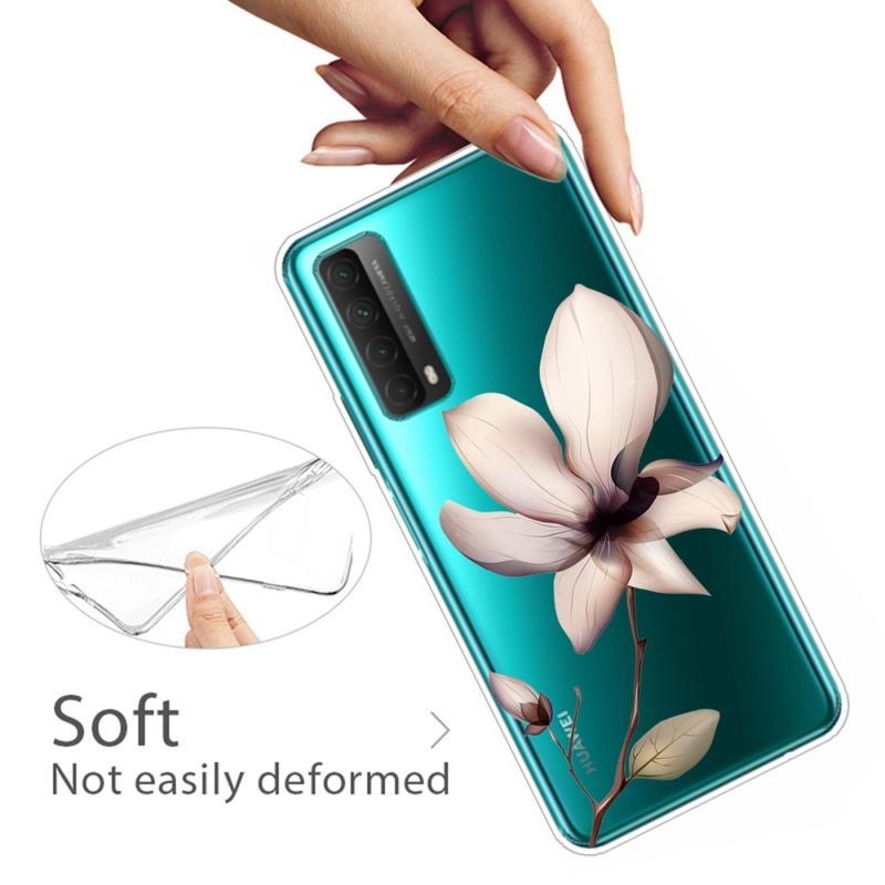 Gél tok nyomtatása a Huawei P Smart 2021 készülékhez - szirmok