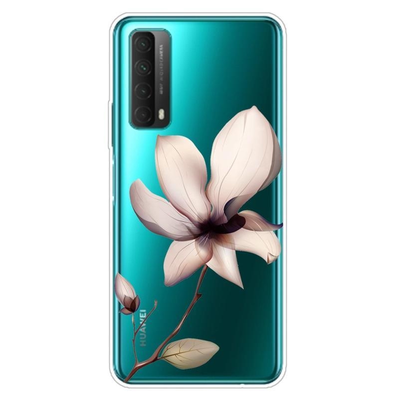 Gél tok nyomtatása a Huawei P Smart 2021 készülékhez - szirmok