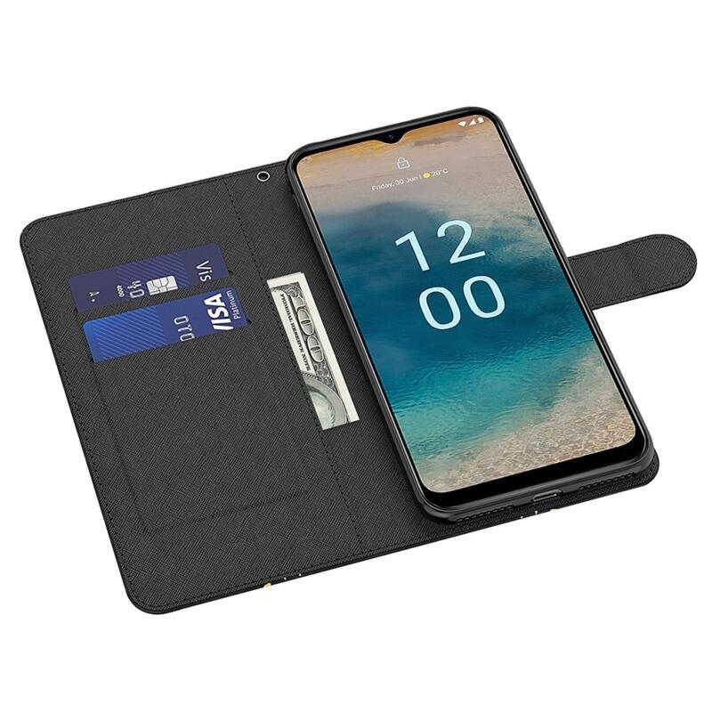 Nyomtatott könyv tok a Nokia G22-hez - panda a bambuszon