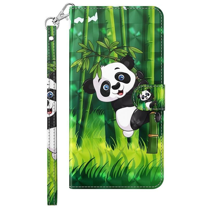 Nyomtatott könyv tok Xiaomi Redmi 10A - panda a bambuszon