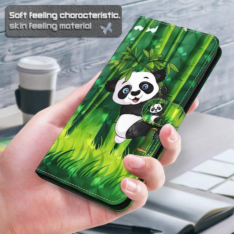 Nyomtatott könyv tok Xiaomi Redmi 10A - panda a bambuszon
