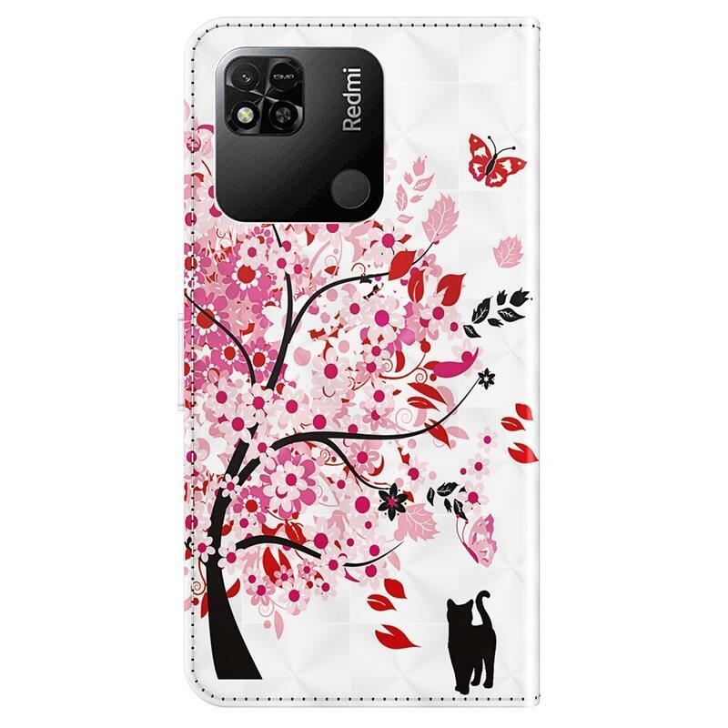 Nyomtatott könyv tok Xiaomi Redmi 10A - virágzó fa
