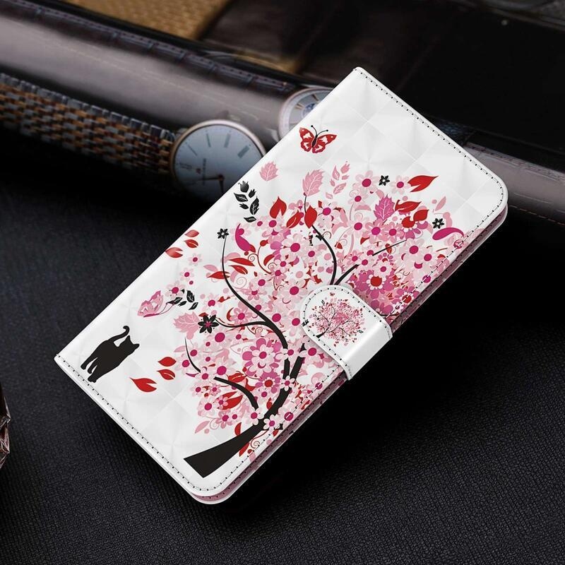 Nyomtatott könyv tok a Xiaomi Redmi 12C-hez - virágzó fa