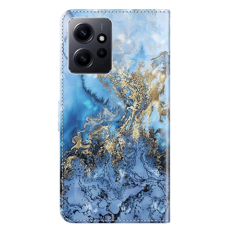 Nyomtatott könyv tok Xiaomi Redmi Note 12 4G-hez - absztrakt minta