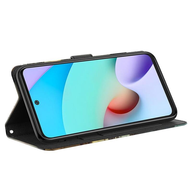 Nyomtatott könyv tok Xiaomi Redmi Note 12 4G - macska és tigris tükörkép