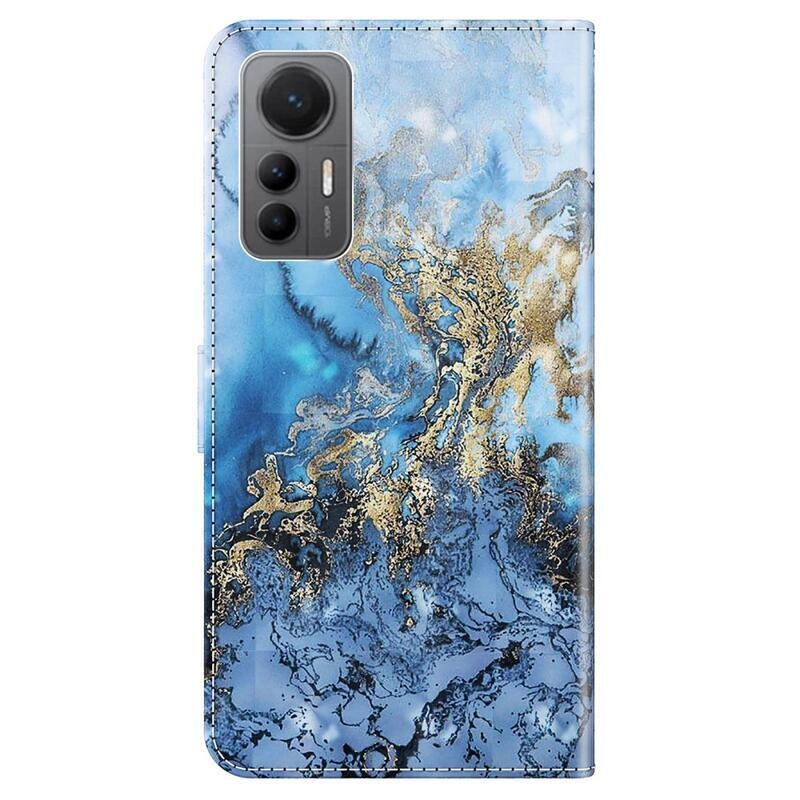 Nyomtatott pénztárca tok Xiaomi 12 Lite-hoz - absztrakt minta