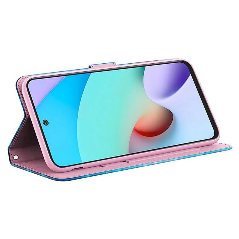 Nyomtatott pénztárca tok Xiaomi 12 Lite-hoz - kék pillangók