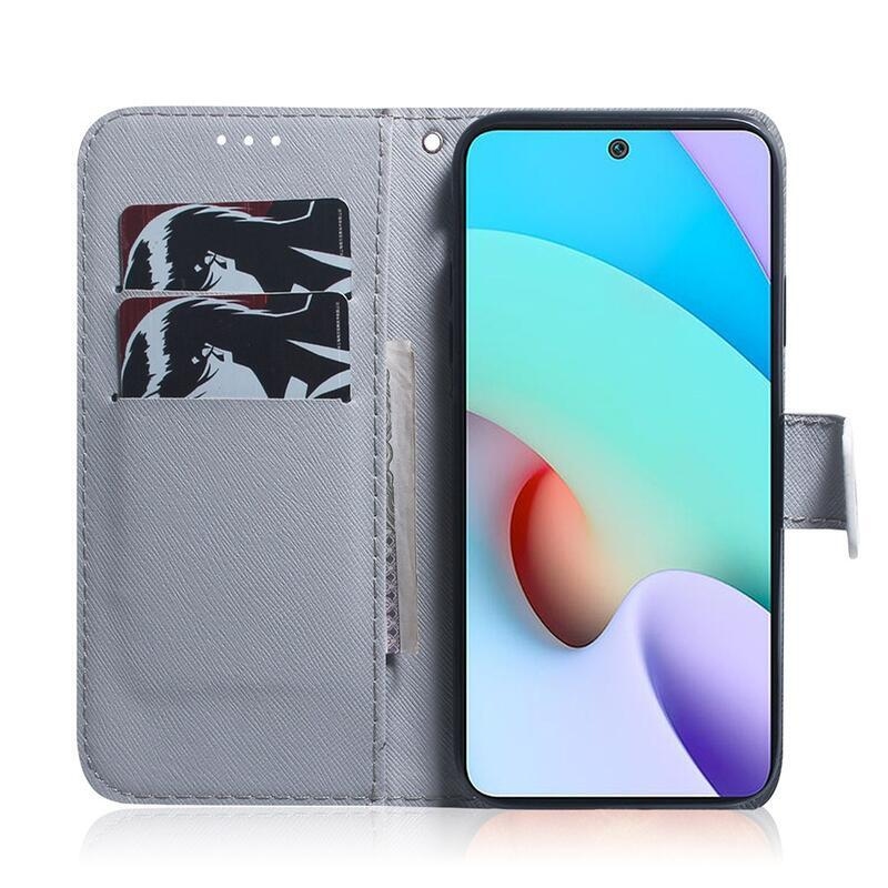 Nyomtatott pénztárca tok Xiaomi Redmi 10/Redmi 10 (2022) - virágzó fa