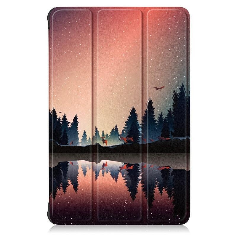 Nyomtatható pozícionálható tok Lenovo Tab P11 Pro - erdő
