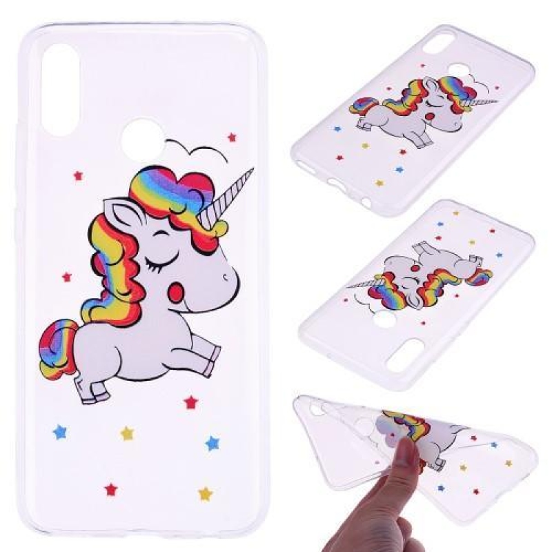 Printies zselés tok Honor 10 Lite és Huawei P Smart (2019) - egyszarvúhoz
