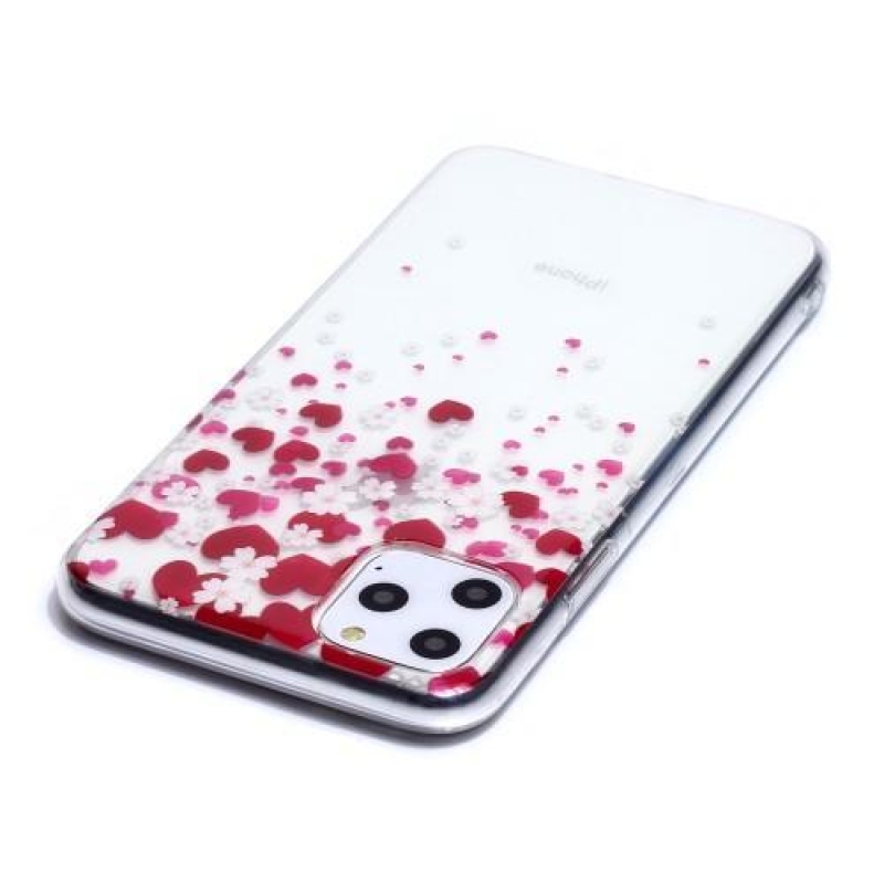 Printy zselés mobiltok Apple iPhone 11 Pro Max 6.5 (2019) - szívek