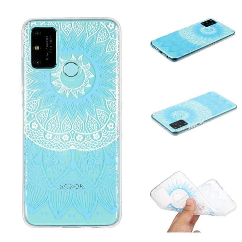 Printy zselés tok Honor 9A - kék mandala