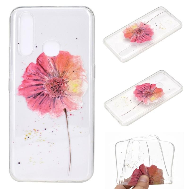 Printy zselés tok mobil Huawei P40 Lite E - gyönyörű virág