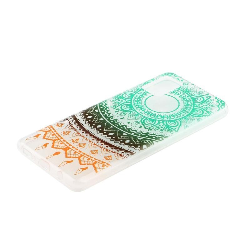 Printy zselés tok mobiltelefonhoz Samsung Galaxy A71 - virág mandala