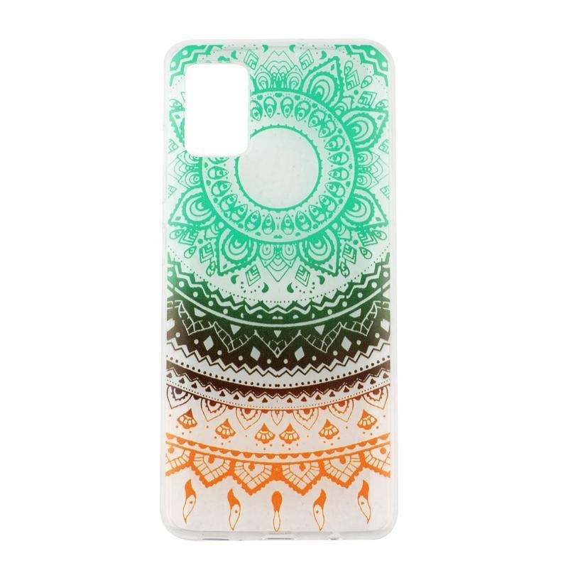 Printy zselés tok mobiltelefonhoz Samsung Galaxy A71 - virág mandala