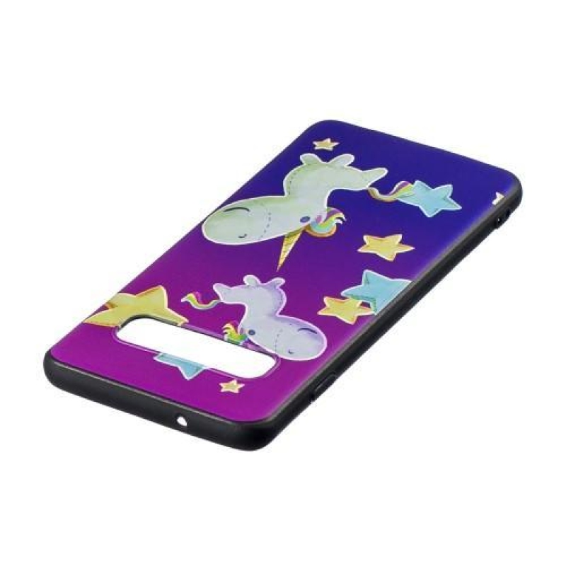Printy zselés tok Samsung Galaxy S10 készülékhez - egyszarvú