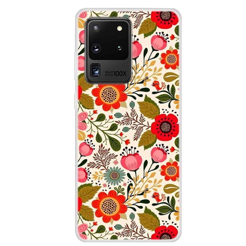 Printy gél tok mobil Samsung Galaxy S20 Ultra - élő virágok