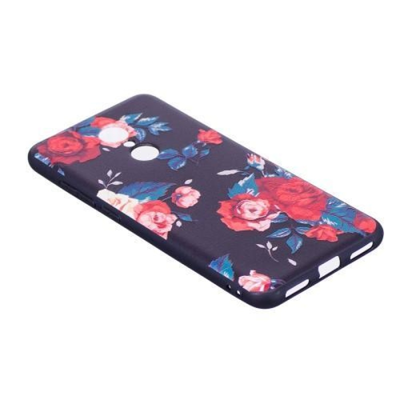 Printy zselés tok Xiaomi Redmi 5 - virágos kollázs