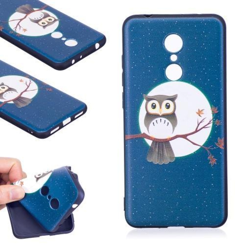 Printy zselés tok Xiaomi Redmi 5 - bagolyhoz