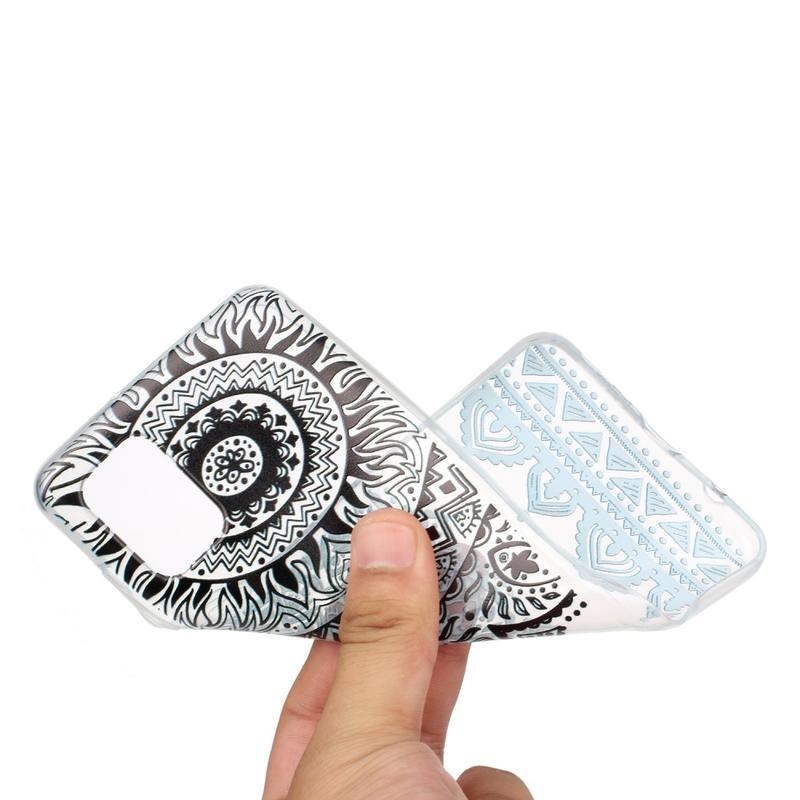 Printy zselés tok mobilhoz Samsung Galaxy A31 - fekete mandala
