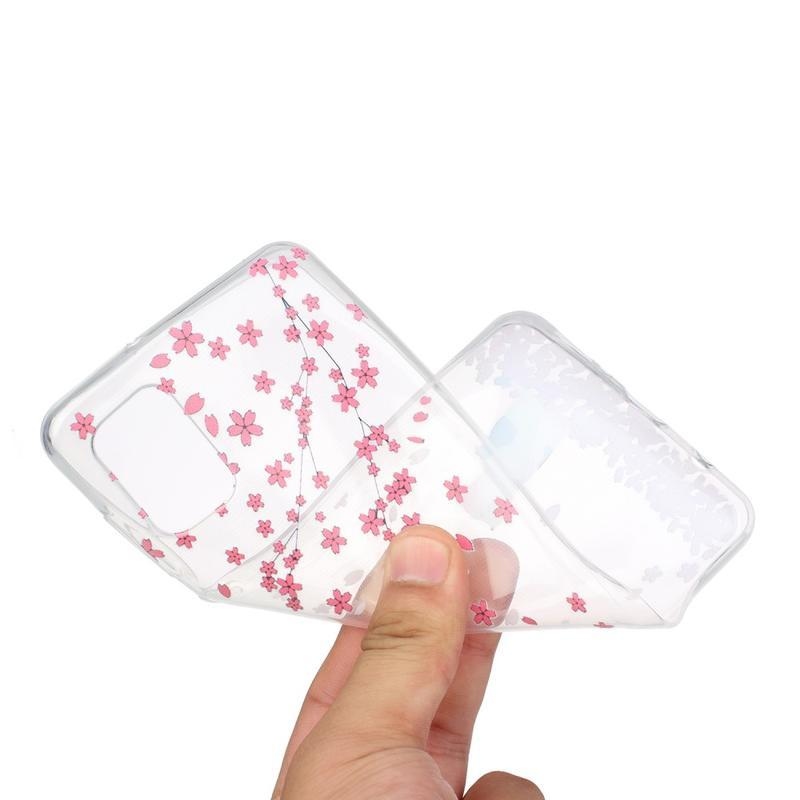 Printy zselés tok mobil Samsung Galaxy A31 készülékhez - hulló virágok