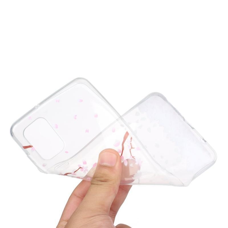 Printy zselés tok mobil Samsung Galaxy A31 készülékhez - hulló szirmok