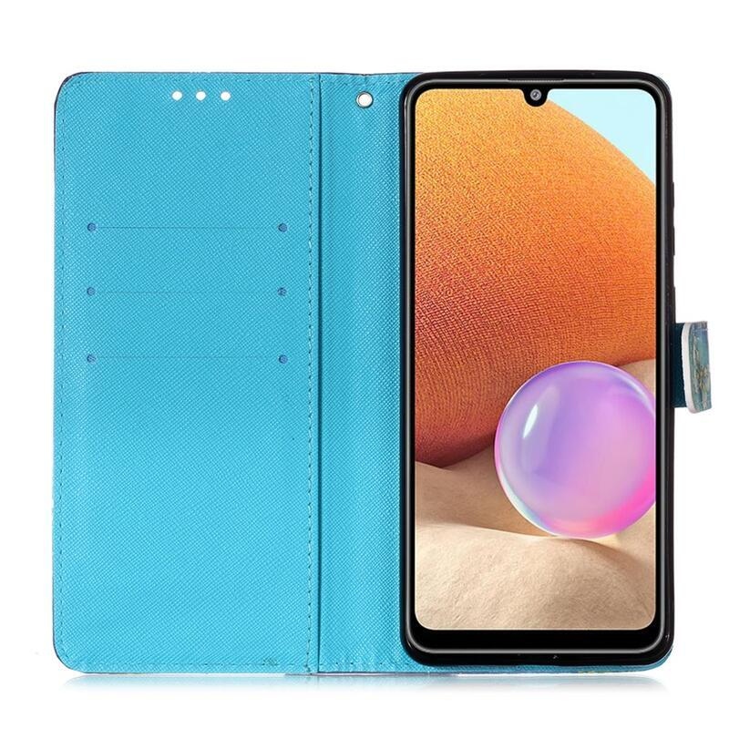 Printy pénztárca tok Samsung Galaxy A32 4G - koponya