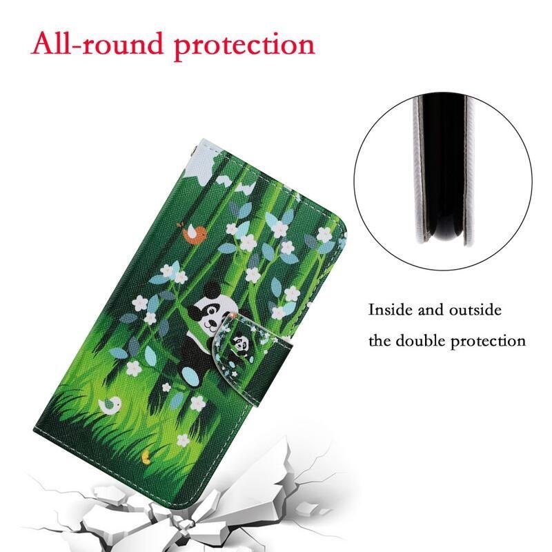 Printy pénztárca tok Samsung Galaxy A52 5G/4G/A52s 5G - panda
