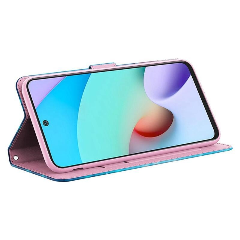 Printy pénztárca tok Xiaomi Redmi A1+/A2+ - kék pillangókhoz