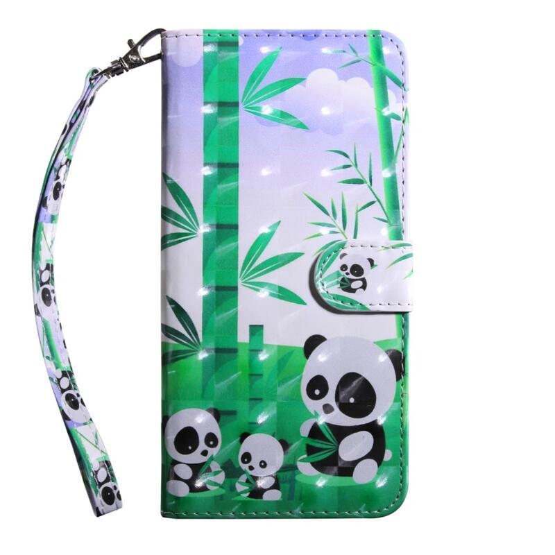 Printy pénztárca tok iPhone 13 Pro Max készülékhez - panda family