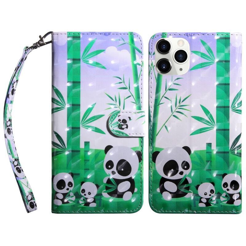 Printy pénztárca tok iPhone 13 Pro Max készülékhez - panda family