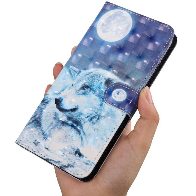 Printy pénztárca tok iPhone 13 Pro Max készülékhez - sarki farkas